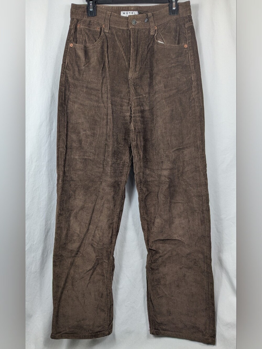 Motel Rocks Brown Corduroy Wide Leg Pants M 30x31